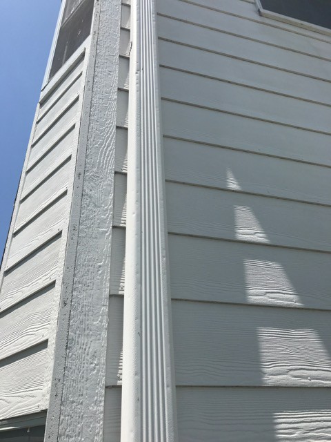 damaged downspout