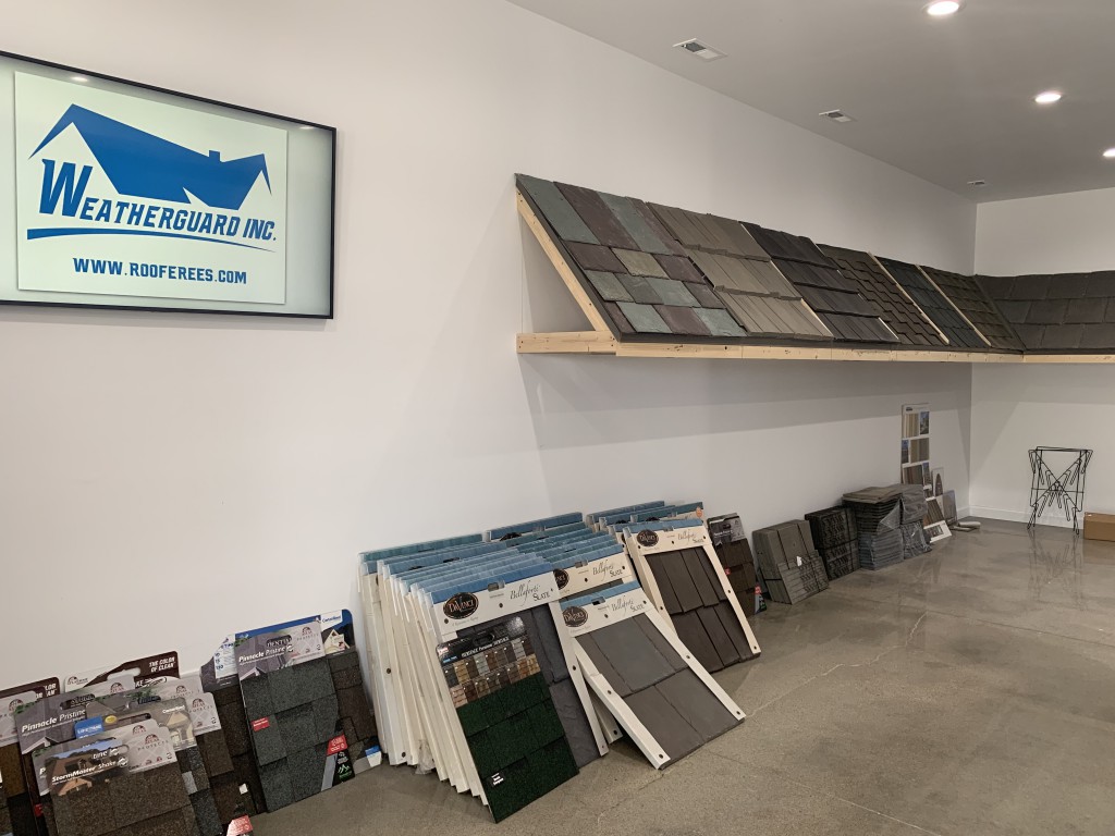 New Showroom at Weatherguard Inc! Weatherguard Home of the Rooferees